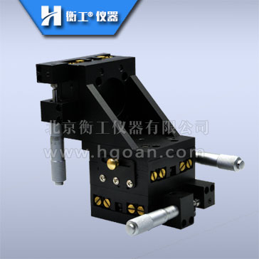 衡工手動(dòng)三維位移臺行程25mmXY軸平移Z軸升降精準(zhǔn)定位滑臺HGAM304